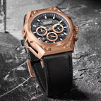 Megir men's watch stainless case multi-functional fashion watch timing waterproof sports quartz watch 4220
