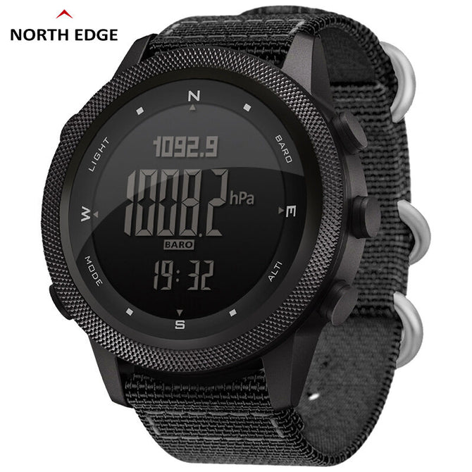 NORTH EDGE AP46 Digital Watch Sports Waterproof Altimeter Barometer Compass