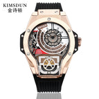 KIMSDUN men's watch Warcraft Fashion Personality Large Dial Miller Quartz casual men's student's Watch