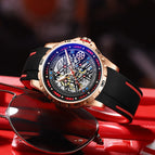 STARKING Rubber Strap Fashion Watch HD Luminous waterproof business men's Watch