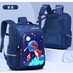 Children's schoolbag school boys dinosaur load reduction and spine protection 2023 new cartoon backbag