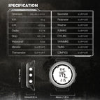 NORTH EDGE AP46 Digital Watch Sports Waterproof Altimeter Barometer Compass