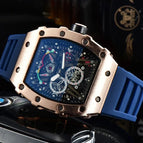 Men's watch Quartz Watch Barrel-Shaped Casual Waterproof Calendar Men's Watch in Stock 9791F