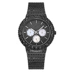 Pintime men's watch Starry Watch Small Three-Pin Large Hoop Sports Waterproof Quartz Watch PT007