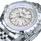 New Jaragar men's fashion leisure hollow multi-functional large dial Automatic mechanical men casual watch SLZf64