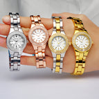 New women's watch female student Korean version trend full diamond and diamond women's watch waterproof fashion quartz steel belt watch women 2021