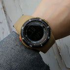 Men's Large Dial Retro Outdoor Sports Watch Boys Multi-Function Luminous Electronic Watch 783b