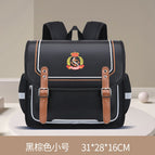 New primary school students horizontal schoolbag boys and girls refrigerator-style open door girls schoolbag large-capacity children's bag 5611