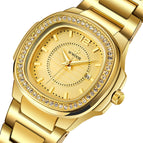 WWOOR new women's watch fashion diamond steel strap lady watch quartz waterproof business and causal watch 8874