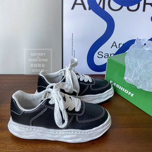 2021 autumn new shoes thick-soled white shoes women's shoes all-match casual board shoes sports shoes 543