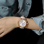GUOU Watches female personality large dial retro style fashion couple casual neutral watch for women