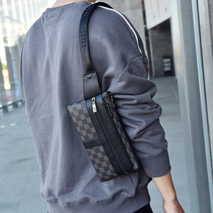 Men's crossbody bag fashion trend men's waist bag fashion simple phone bag