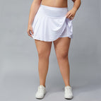 Lulu plus Size Fitness Shorts Women's Anti-Exposure Outdoor Quick-Drying Breathable Tennis Skirt Running Fitness Pleated Skirt KK109