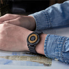 EUTOUR E022 men's watch New double steel ball personality watch creativity pointless concept network red trend quartz popular couple skin with box gift for men strap