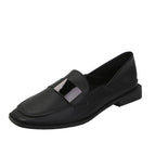 2022 new fashion loafer small leather shoes women's plus size shoes British style shoes 988-56