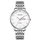 KIMSDUN high-end business men's watch stainless steel double calendar luminous waterproof automatic mechanical watch K-1802A