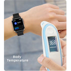 2022 NORTH EDGE N90 Smart Watch ECG+PPG HR BP O2 1.7 Inch Full Touch Screen IP68 Waterproof Metal Bezel for IOS Android