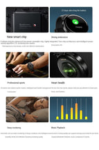 Dido smart watch men and women ECG heart rate monitor step motion information reminder watch sports watch