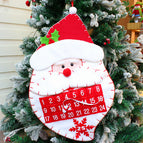 Christmas decorations countdown Christmas calendar Christmas calendar Santa gifts