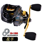 PROBEROS new metal water drop wheel 18+1 axis fishing reel micro object wheel sea fishing wheel fishing wheel