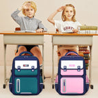 2023 New Primary School Student Schoolbag British Backpack Boys and Girls light Portable Bag  SEN2023
