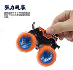Children's toys four wheel drive inertia cross-country tumbling cart with stunt boy model toys