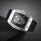 BAOGELA Domineering Skull Watch Silicone Men's Watch Waterproof Sports Quartz Watch 1612
