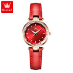 OLEVS Women's quartz watch fashion Exquisite simple waterproof lady students women's casual watch 6645