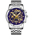 KIMSDUN hollow watch waterproof calendar quartz watch multi-functional fashion men's watch K-1966B
