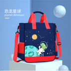 Primary school student tutoring bag boys and girls diagonal handbags light and large capacity BX09