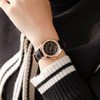 Guou watch women's square style 2022 new temperament Rhinestone light luxury style wristwatch women's Watch