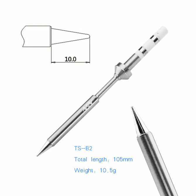 PTS200 T13 100W PD3.0 Smart Soldering Iron CNC Metal Housing Software Upgradeable Programing Compatible with T12 TS101 PINE64