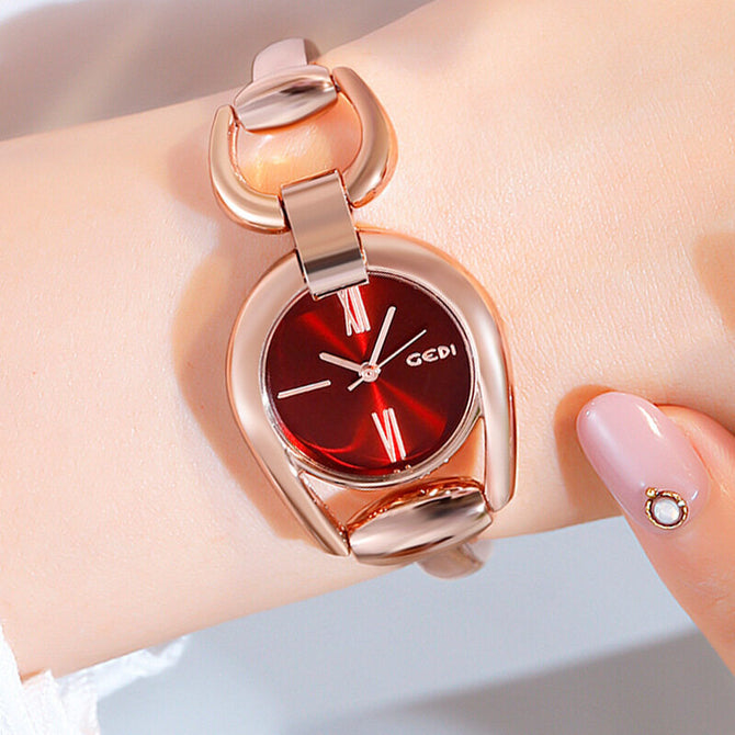 Gedi new hot selling women's Bracelet Watch exquisite trend fashion student leisure waterproof quartz women watch 2980
