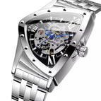 New Tomarch European American Style Men's Fashion Casual Hollow Triangle Automatic Mechanical Men casual Watch TM2133