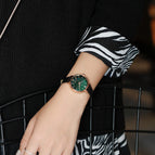 Women's Watch Gradient Starry French Light Luxury Minority Watch Temperament Small Green Watch Simple Women's Watch