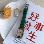 2022 GOGOEY New square Roman scale simple leisure belt WATCH QUARTZ student small women's watch Tiktok