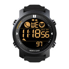 NORTH EDGE smart sports metal watch heart rate waterproof swimming bluetooth watches calorie consumption tactical  male watch.
