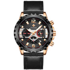 WWOOR 8880 Men's Watch Casual Business Men's Watch Waterproof Fashion Men's Quartz Watch 8880P