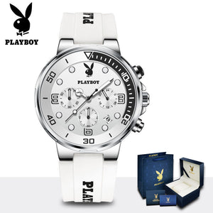 PLAYBOY 3036 Hot selling male watch Fashion multi-function sports watch Student quartz watch Men's watches gifts for fanther