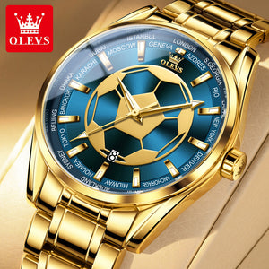 OLEVS Watch Men fashion Simple Calendar waterproof quartz casual men watch 9949