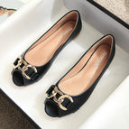 Women's fashion shoes 2022 new flat-bottomed women's shoes with peas for pregnant women wear size ladybugs U17