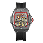 ONOLA ON6828 men's watch double flywheel automatic mechanical watch Men's silicone waterproof watch
