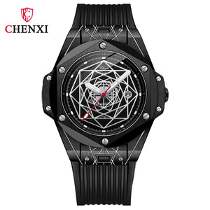 CHENXI new quartz non-mechanical watch men's waterproof luminous fashion calendar watch CX-8249