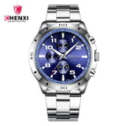 CHENXI Hot Selling Business Watch Luminous Waterproof Quartz Watch 027b Three Eyes Men's Sports Watch CX-027B