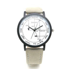 Youth Popular Watch Boys Personality Korean Fashion Leather-Belt Watch Mori Style School Student Watch English Dial Watch