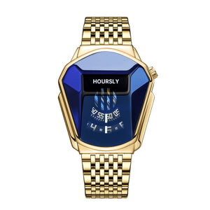 Hoursly Watch Men's Best-Seller on Douyin Motorcycle Men's Watch Internet Celebrity Waterproof Men's Watch Quartz Watch