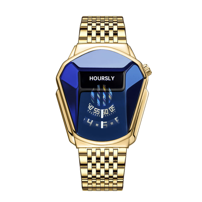 Hoursly Watch Men's Douyin Online Influencer Men's Watch Sports Car Watch Snake-Shaped Model Men's Quartz Watch