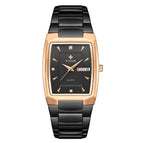 WWOOR New 8837 Men's Watch Business Fashion Men's Watch Quartz Waterproof Square Men's Watch