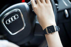 Guou 8161 Fashion Luxury Brand Unisex Men Womens Watches Square Dial Silicone Strap Golden Case Lady Dress Quartz Watch 8161