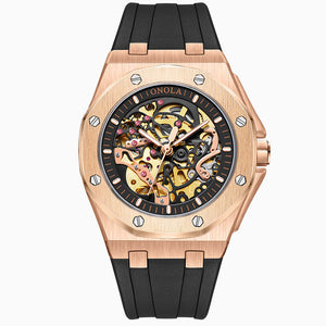 ONOLA ON3834 2023 New watch for men Automatic Mechanical Watch Men's Fashion Multi-Color Silicone Waterproof Watch